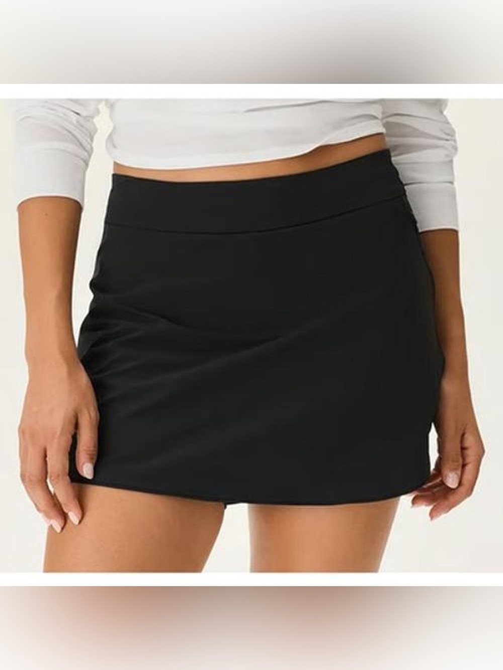 Outdoor Voices The Exercise 3” Skort Black Athletic Running Tennis Style Size M